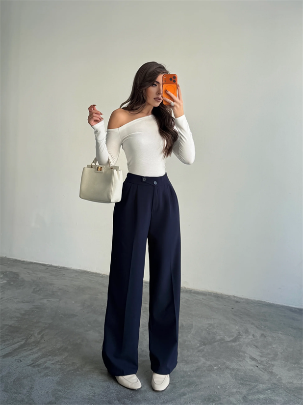 Kore Model Pantolon  - Lacivert