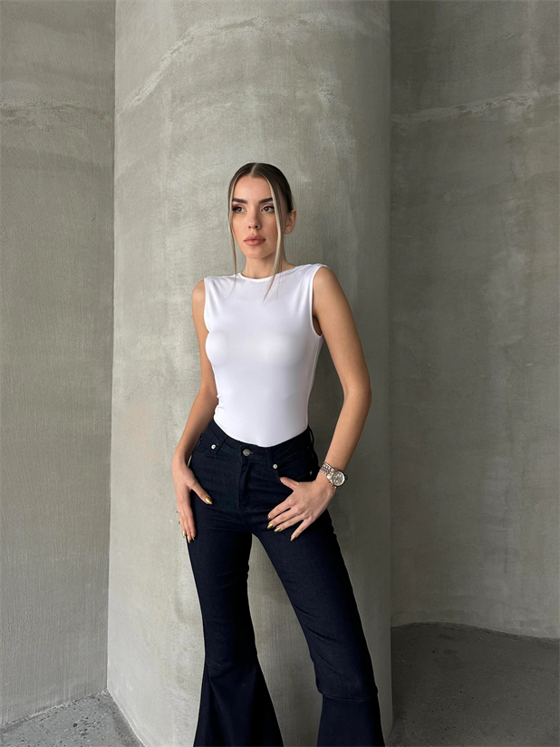 Tonny Bodysuit Beyaz - Beyaz