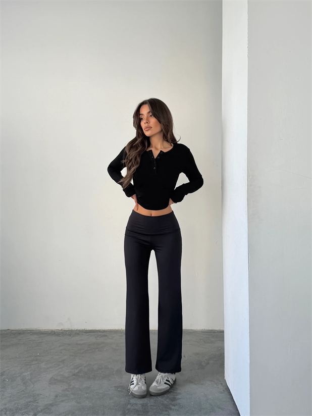 Orıgınal Tayt Pantolon  - Siyah