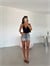 Maya Önden Bağcıklı Bodysuit Siyah - Siyah