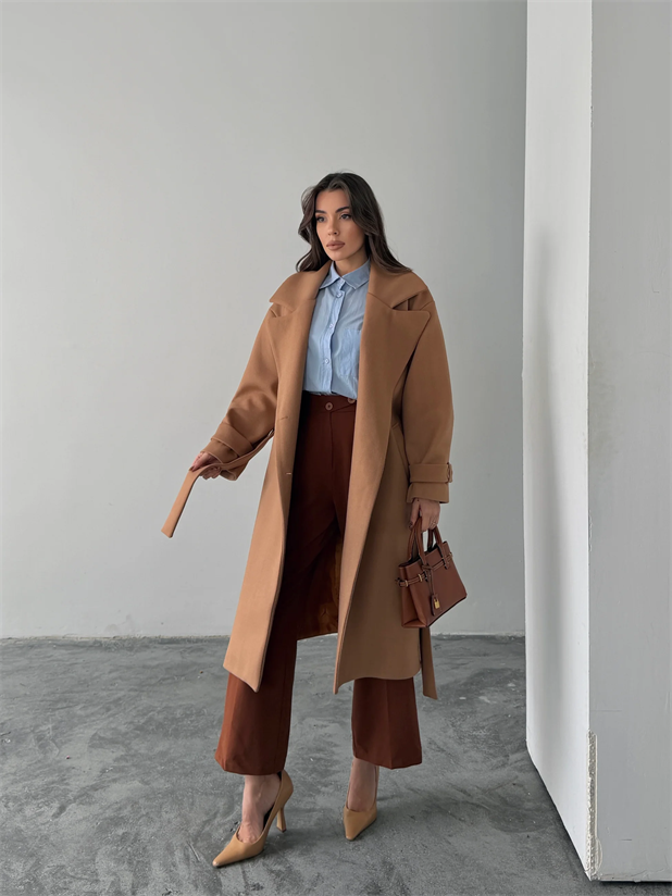 Premıum Kuşaklı Kaban  - Camel