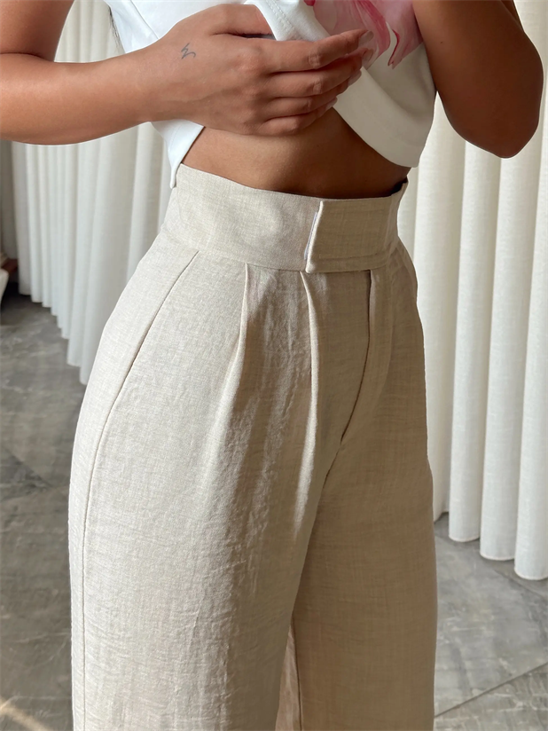 Cırtlı Keten Palazzo  - Taş
