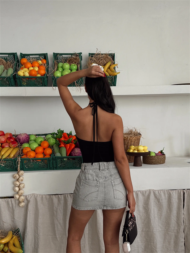 Darell Gül Detay Bodysuit Siyah - Siyah