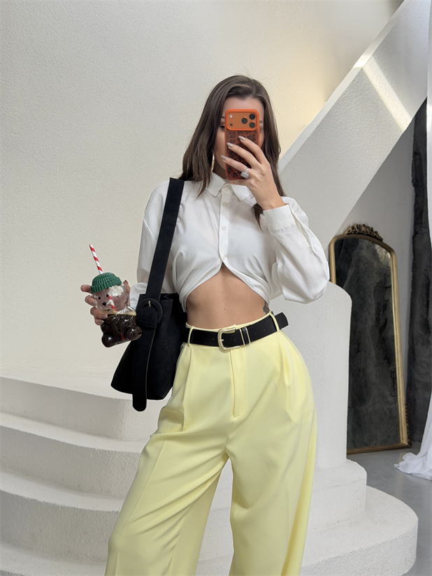 Süet Omuz Çantası - Siyah