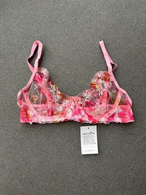 Catmint Pembe Turuncu Renk Bralet Takım