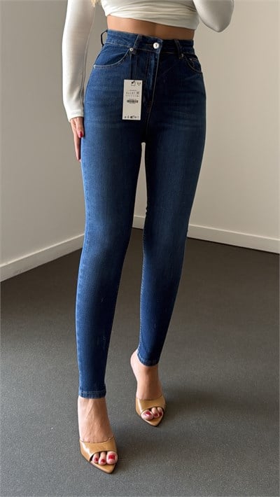 Nrf Orta Kot Toparlayıcı Extra Yüksek Bel Full Likralı Skinny Jeans