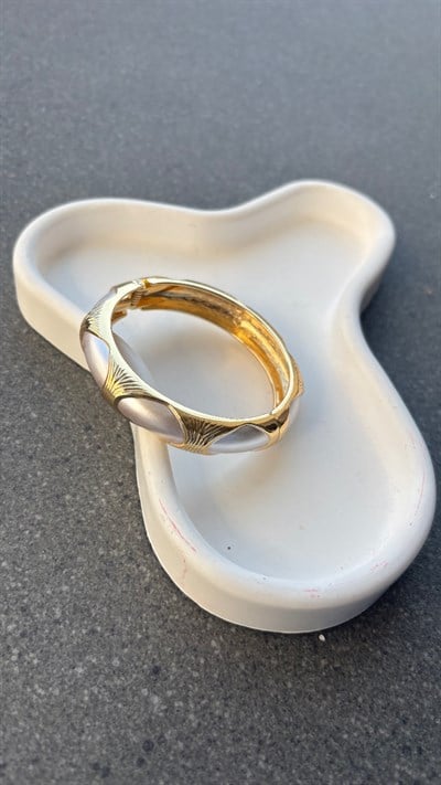Voula Silver Gold Karışık Bilezik