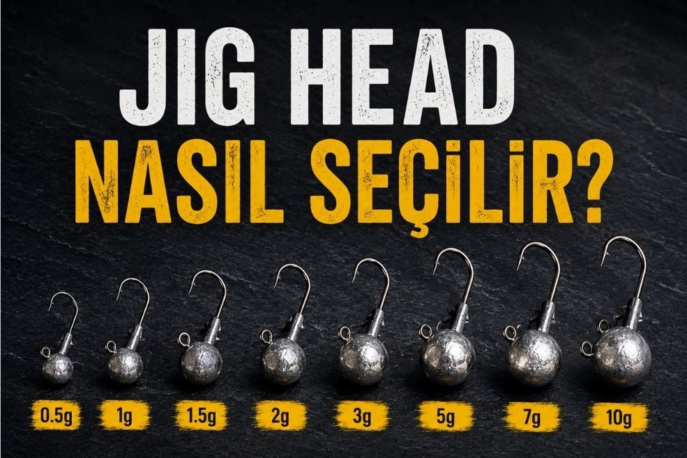 Jig Head Nasıl Seçilir? Doğru Gram, İğne Boyu ve Kafa Tipi Rehberi
