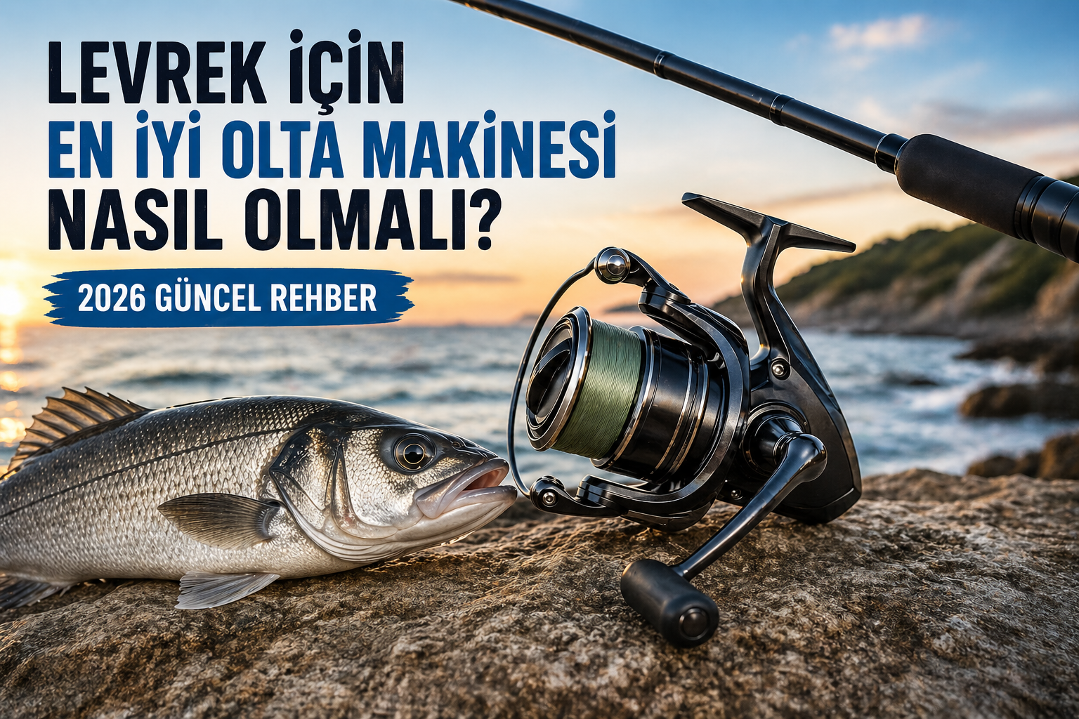 levrek için en iyi olta makinesi ve spin kamış kombinleri