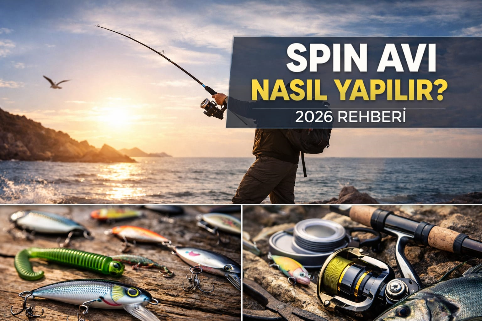 spin nedir spin avı nasıl yapılır kıyıdan balık avı