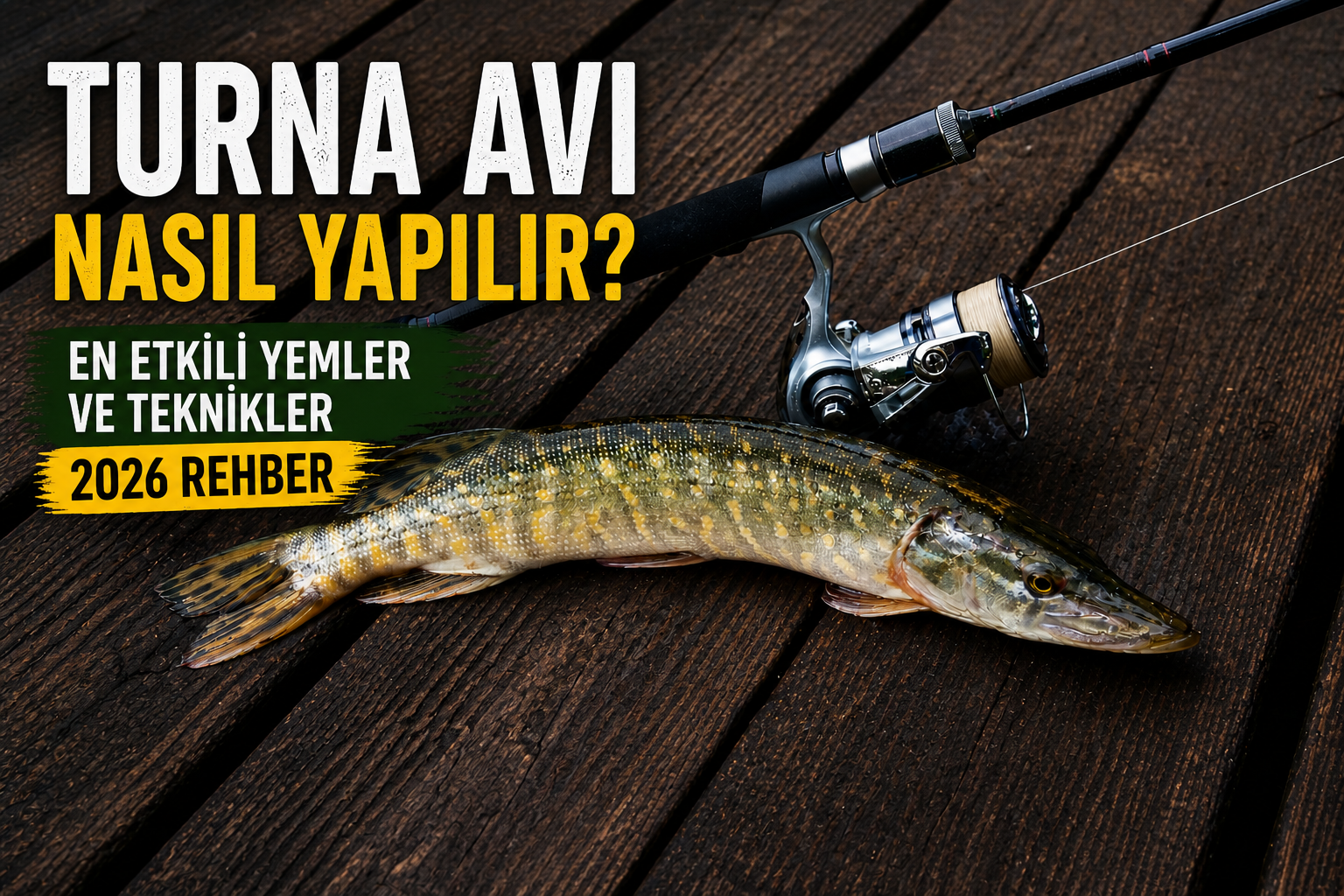 Turna avı nasıl yapılır en etkili yemler ve teknikler maket balık silikon yem ve kaşık yem kullanımı