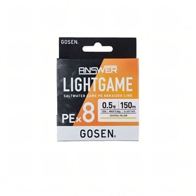 Gosen Answer Light Game x8 Yellow 150 Mt İp Misina