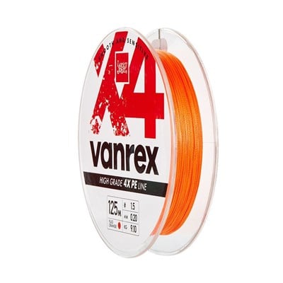 Lucky John Vanrex X4 125 m Fluo Turuncu İp Misina
