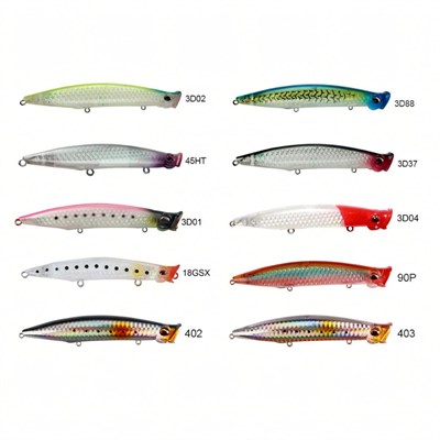 River Pop'n Catch 3D 12.5 Cm 19 Gr Su Üstü Popper Maket Balık