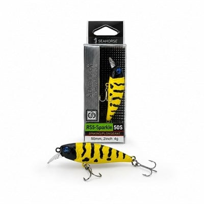 Sea Horse Sparkle Arı Desenli 5 Cm 4 Gr Maket Balık
