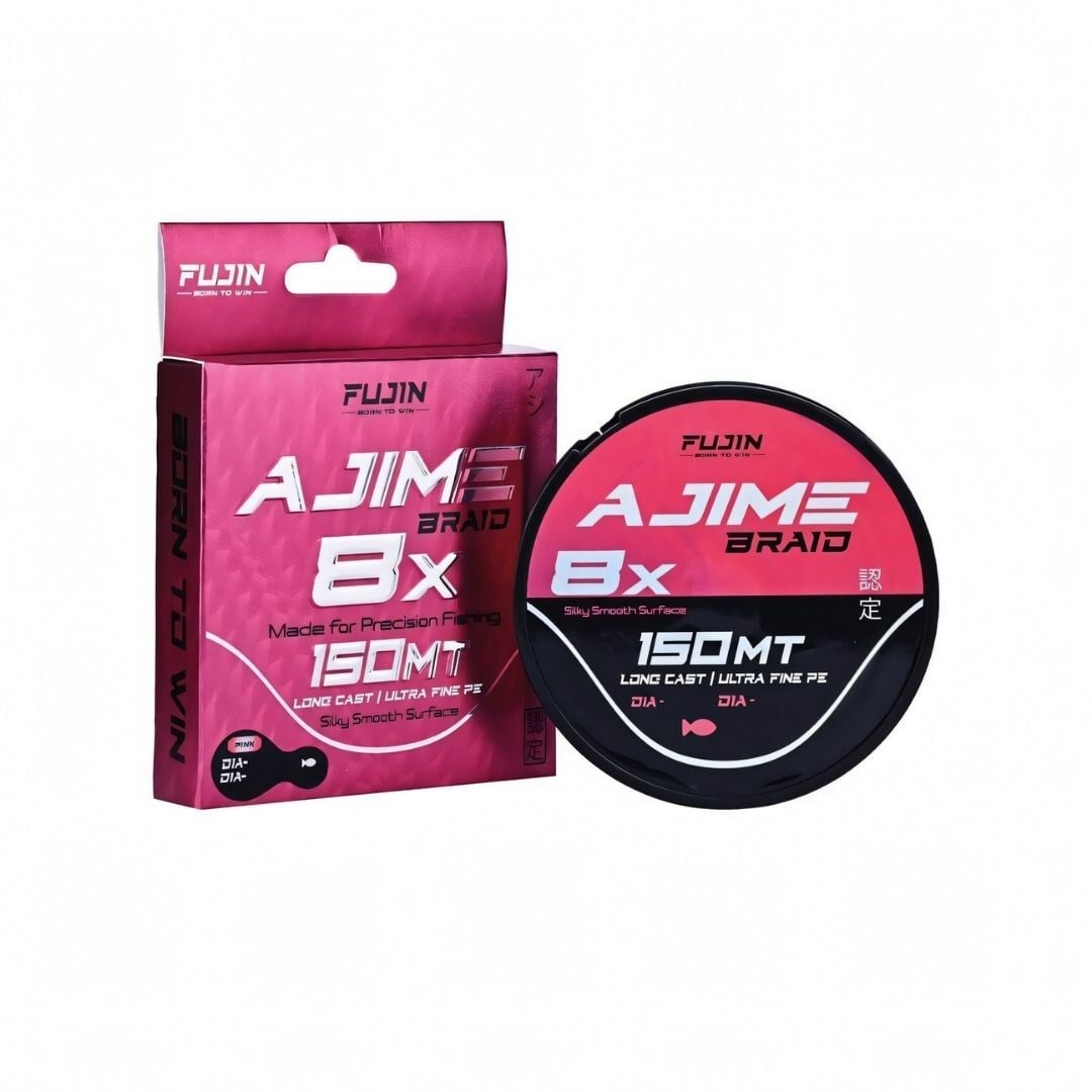 Fujin Ajime Braid 8x 150 Mt Pink İp Misina | Hızlı Kargo
