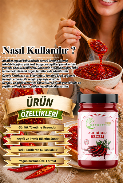 Acı Biber Reçeli 350 Gr