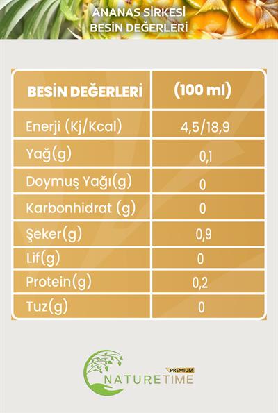 Ananas Sirkesi 500 ml - 3lü Avantaj Paketi 