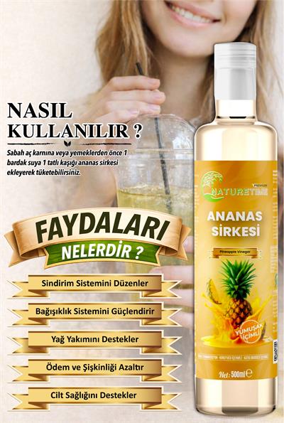 Ananas Sirkesi 500 ml