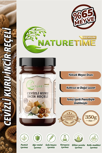 Cevizli Kuru İncir Reçeli 350 Gr