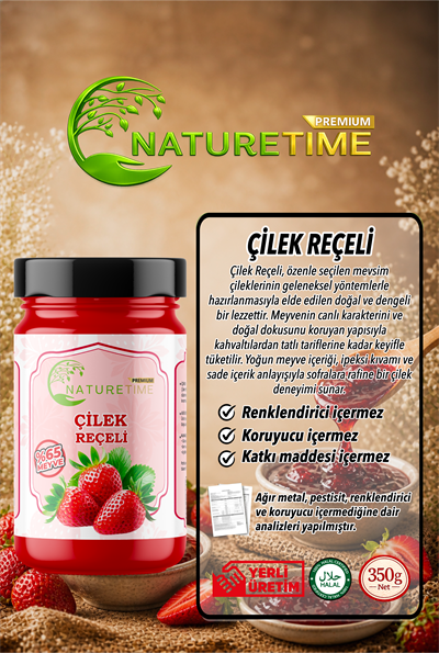 Çilek Reçeli 350 Gr