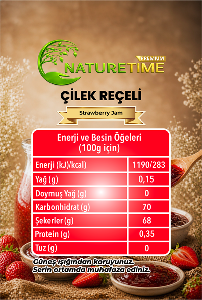 Çilek Reçeli 350 Gr