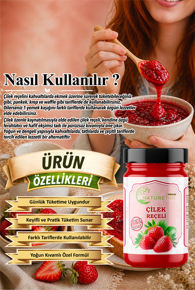 Çilek Reçeli 350 Gr