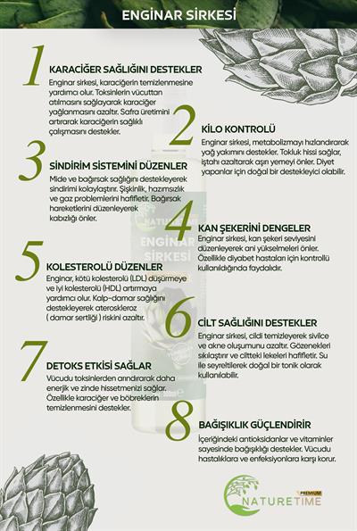 Enginar Sirkesi 500 ml