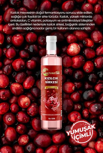 Kızılcık Sirkesi 500 ml