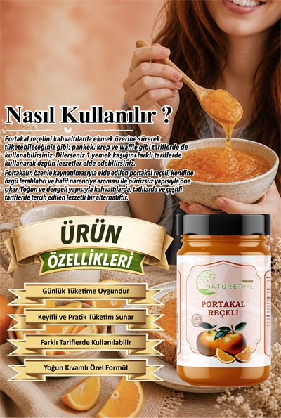 Portakal Reçeli 350 Gr