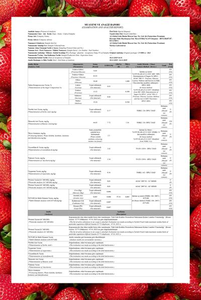 Taneli Çilek Özü 1350 gr