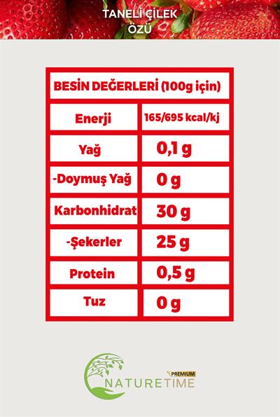 Taneli Çilek Özü - 3lü Fırsat Paketi