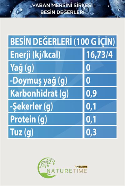 Yaban Mersini Sirkesi 500 ml