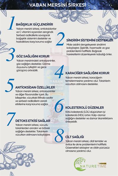 Yaban Mersini Sirkesi 500 ml