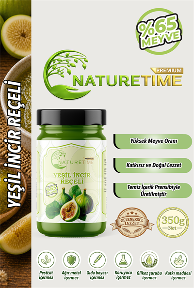 Yeşil İncir Reçeli 350 Gr