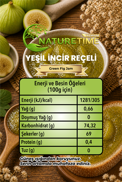 Yeşil İncir Reçeli 350 Gr