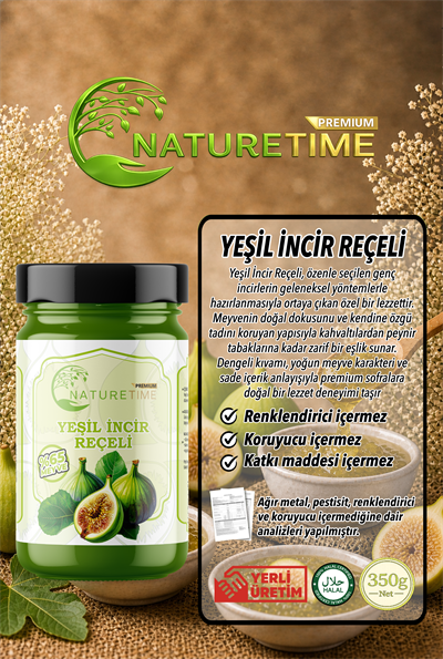 Yeşil İncir Reçeli 350 Gr