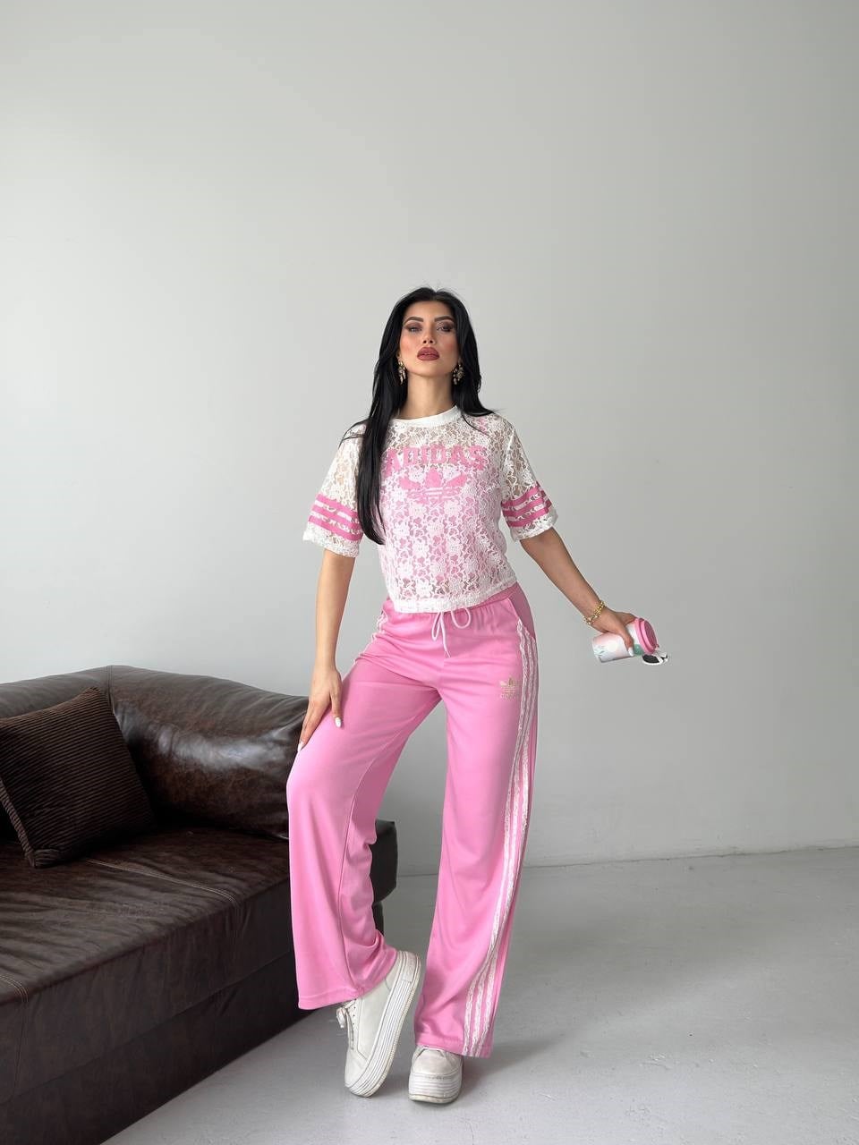 ADS Oysho Kumaş Üçlü Takım 9019 - Pembe