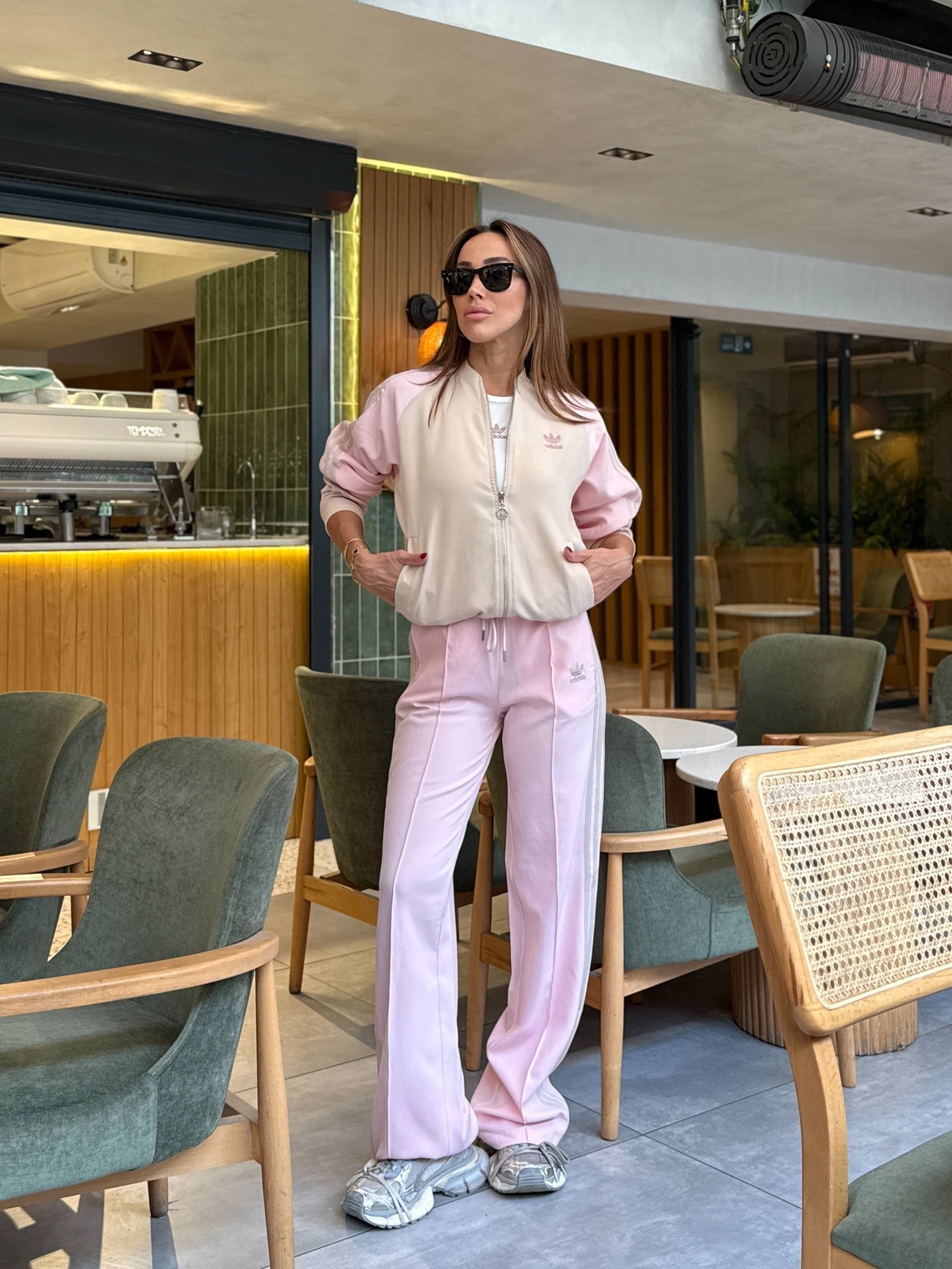 ADS Tracksuit Üçlü Takım 9015 - Pudra