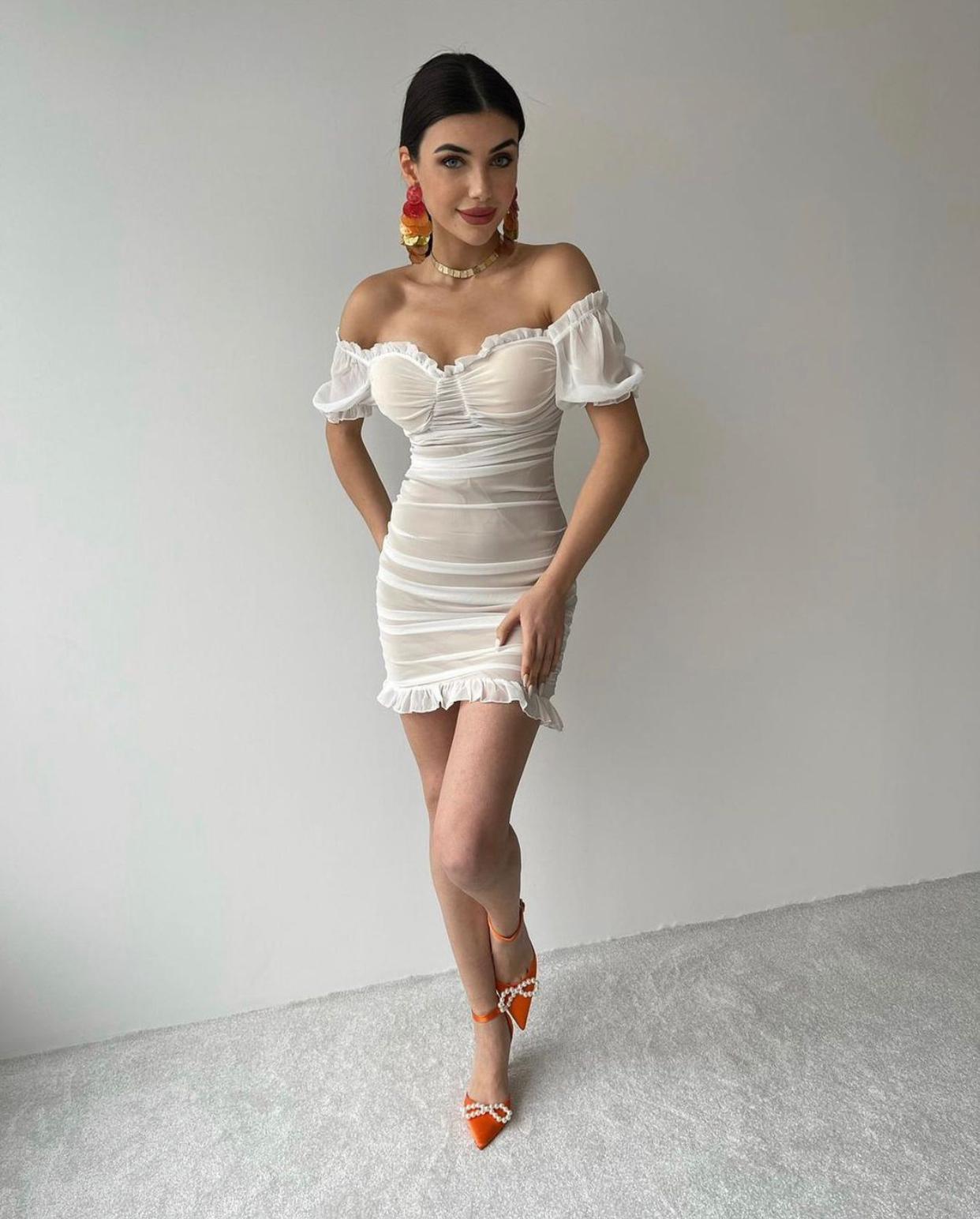 Astarlı Mini Elbise 1054