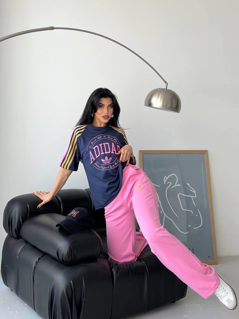 ADS Oysho Kumaş İkili Takım 9017 - Lacivert
