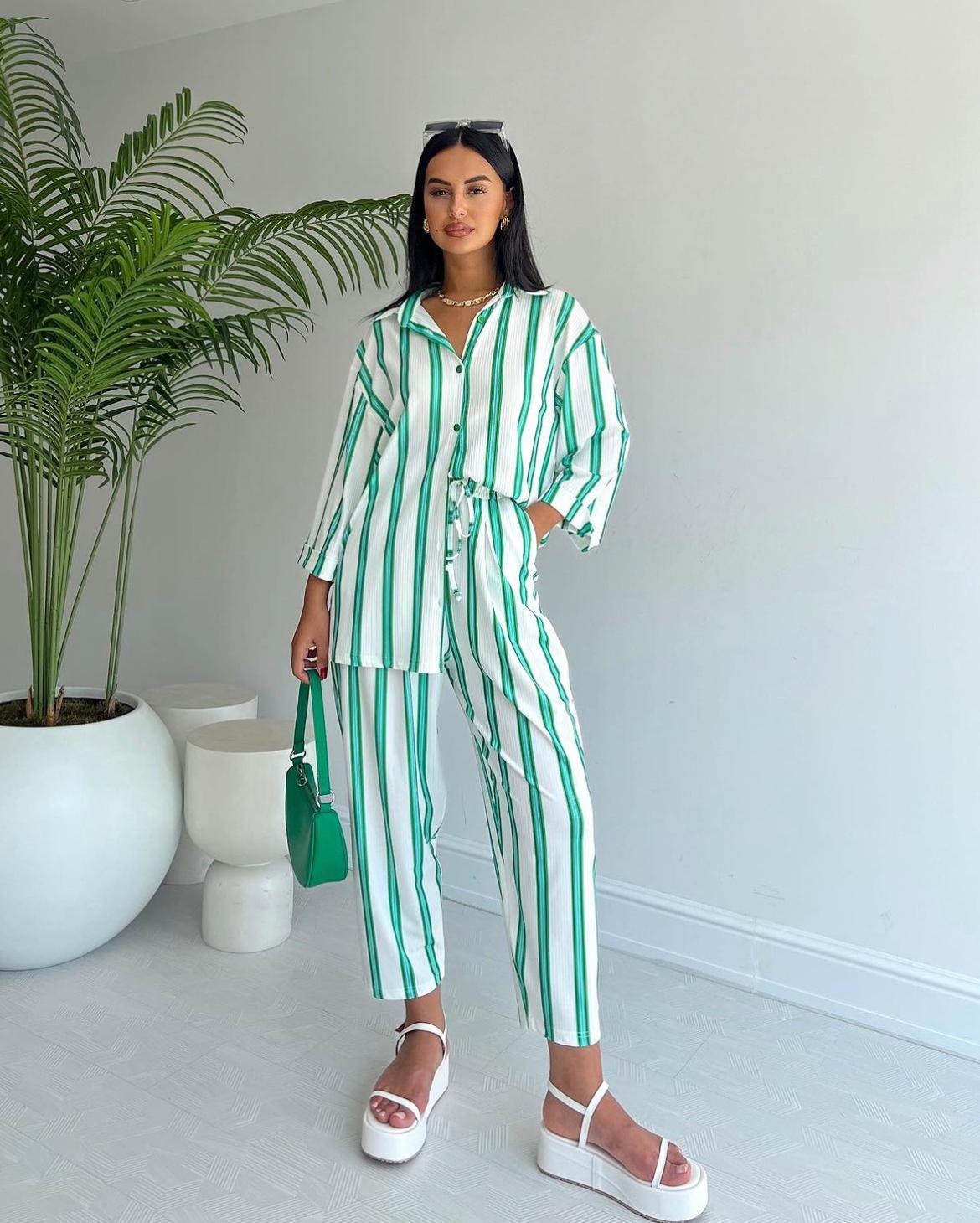 Çizgili İkili Takım 4013