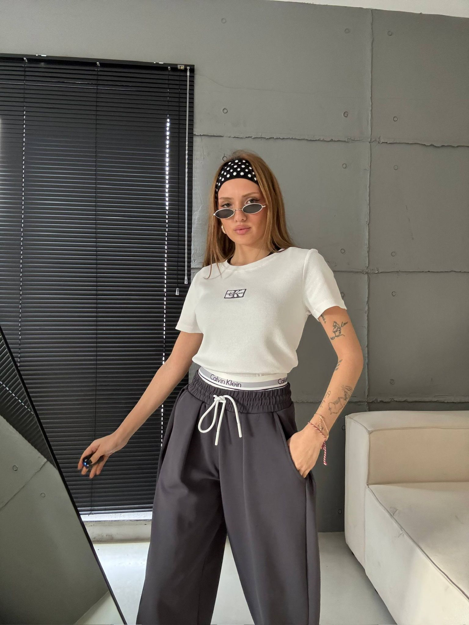 CK Double Face İkili Takım 8248 - Gri