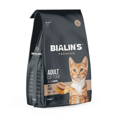Bialins Premium Yetişkin Kedi Maması Balıklı 3kg