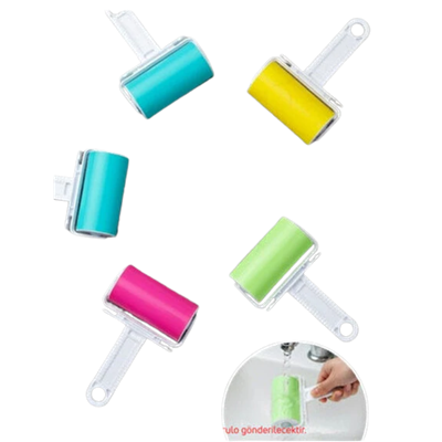 Yıkanabilir Tüy Toplama Silikonlu Rulosu