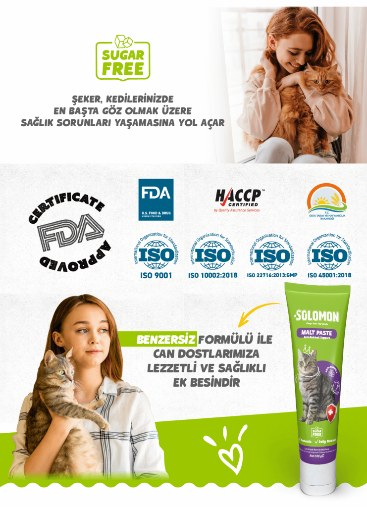 Solomon Malt Paste sertifikalar ve şekersiz formül görseli