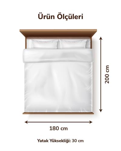 %100 Pamuklu Penye Lastikli Çarşaf Battal Boy / Antrasit