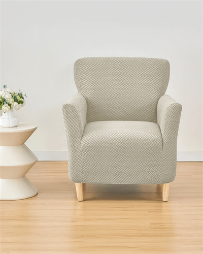3.3.1.1 Koltuk Örtüsü Krem Koltuk Kılıfı Takımı Lastikli Sofa Cover / Krem