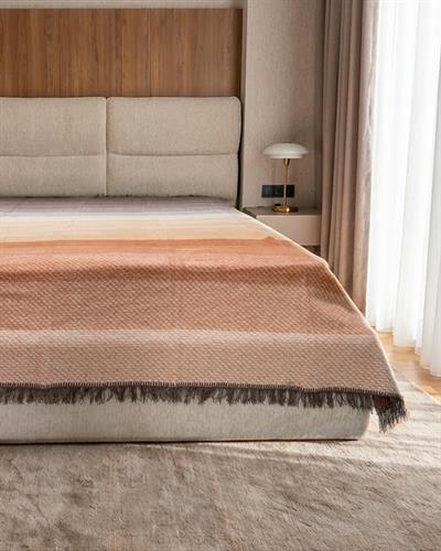 Cozy Life Montant Pamuklu Tek Kişilik Battaniye 180x200 Cm