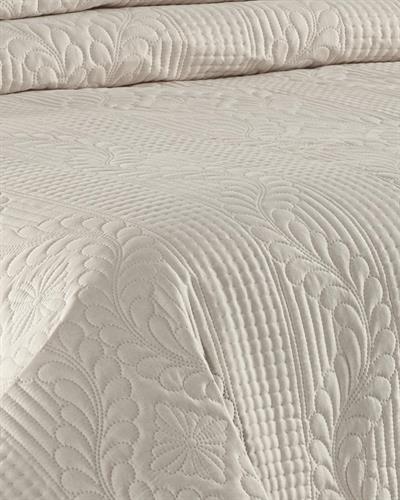 Jumbo Soft Çift Taraflı Çift Kişilik Yatak Örtüsü 3 Parça / Bej
